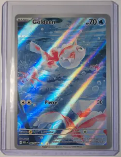 Pokemon TCG Pitch Black 087/084 Goldeen IR Illustration Rare Mint Pack Fresh - Image 3