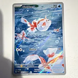 Pokemon TCG Goldeen 087/084 Illustration Rare Holo - Pitch Black - Image 1