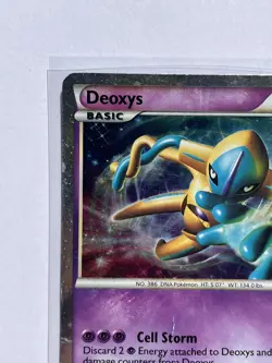 Deoxys Shiny Holo Rare Call of Legends SL1 Pokemon TCG Card - POOR CONDITION - Image 5