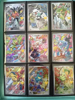 Pokemon First Partner Illustration Collection Series 2 Complete Set Of 9 Cards - Image 1