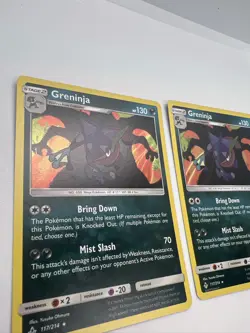 Greninja 117/214 SM Unbroken Bonds Holo Pokemon Card x 2 - Image 2