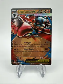 Mega Lucario EX 077/132 Mega Evolution Double Rare Pokemon TCG - Image 1