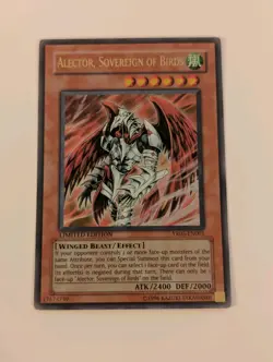 Yu-Gi-Oh! ULTRA RARE HOLO CARD ALECTOR SOVEREIGN OF BIRDS YR05-EN001 VLP - Image 1