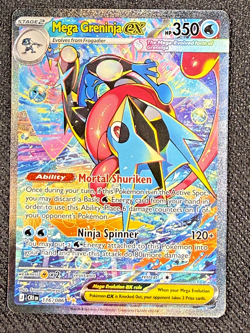 Mega Greninja ex 116/086 Me04: Chaos Rising A CARD Pack Fresh - Image 1