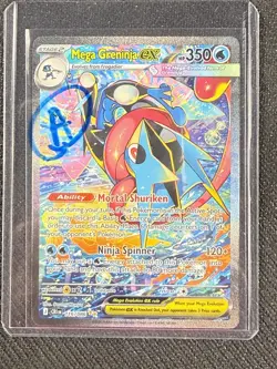 Mega Greninja ex 116/086 Me04: Chaos Rising A CARD Pack Fresh - Image 3