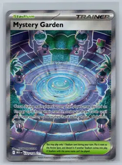 Mystery Garden 172/132 Ultra Rare Mega Evolution Pokemon Card Near Mint - Image 1