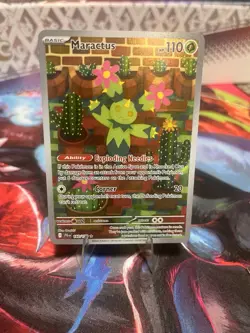 Maractus Pokemon TCG Illustration Card SV09 Journey Together 160/159 - Image 1