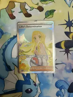 Lillie's Determination SIR 184/132 Mega Evolutions Pokemon NM Amazing Condition - Image 1