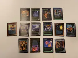 Shadowrun CCG Lot of 14 Cards Unplayed Great Condition 1997 Collectible FASA - Image 1