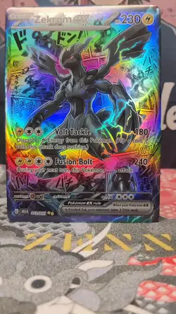 Zekrom Manga Custom Made Pokemon Card ACG Kawaii Holofoil. Only 1 available - Image 2