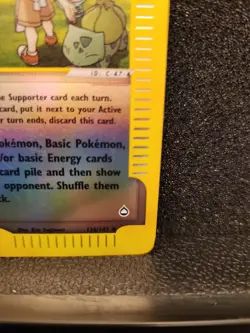 Pokemon TCG Town Volunteers Aquapolis Card 136/147 Reverse Holo - Image 4