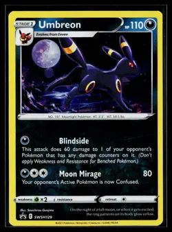 SWSH: Sword & Shield Promo Cards #SWSH129 Umbreon NM - Image 1