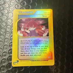 Pokemon Seer Reverse Holo Trainer Card 133/147 Aquapolis MINT - Image 1