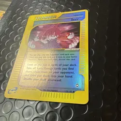 Pokemon Seer Reverse Holo Trainer Card 133/147 Aquapolis MINT - Image 2