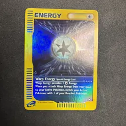NM/LP+ Warp Energy Reverse-Holo Foil 147/147 Aquapolis Pokemon Card - Image 1