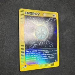 NM/LP+ Warp Energy Reverse-Holo Foil 147/147 Aquapolis Pokemon Card - Image 2