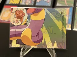 Pokemon Topps Series 3 Puzzle Card P06 of 6 (Charmander & Pikachu Singing) LP - Image 2
