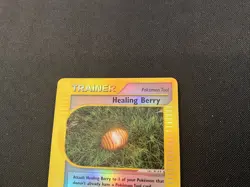 HEALING BERRY Aquapolis E-Series POKEMON 2002 Holo Trading Card TRAINER 125/147 - Image 2