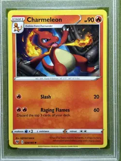 Pokemon TCG Charmeleon PSA 8 SWSH 2020 POKEMON Sword & Shield Vivid Voltage HP90 - Image 3