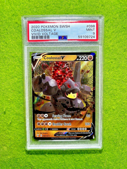 COALOSSAL V Pokemon TCG PSA 9 MT 2020 POKEMON Sword & Shield Vivid Voltage SWSH - Image 1