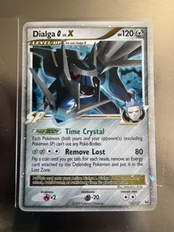 Pokemon TCG Dialga G LV.X Ultra Rare Holo Card 122/127 Platinum NM - Image 3
