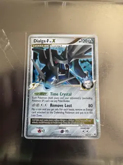 Pokemon TCG Dialga G LV.X Ultra Rare Holo Card 122/127 Platinum NM - Image 4