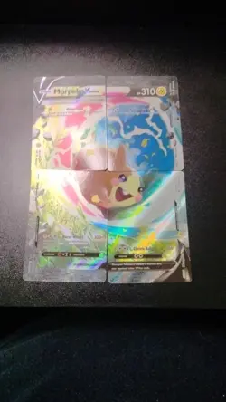 Pokemon TCG Morpeko V-UNION 4-Card Jumbo Set SWSH215 Holo English 2021 - Image 1
