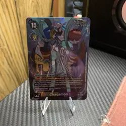 Digimon Card Chaosmon P-221 Promo English Time Stranger - Image 1
