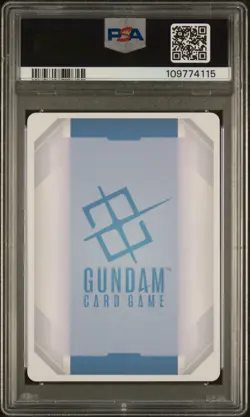 Bandai Gundam Card Game Char Aznable #011 Beta Limited Box Alt Art Holo PSA 10 - Image 3