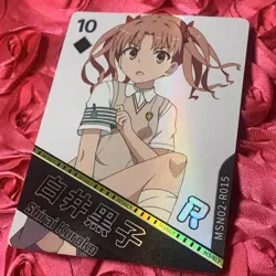 Kuroko Shirai A Certain Scientific Railgun Goddess Story Anime Girl Card R - Image 1
