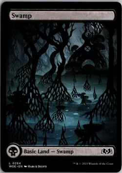 Swamp (0264) 264 Land Wilds of Eldraine Magic: The Gathering Near Mint - Image 1