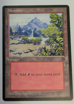 {1x} ~ Mountain ~ *Arena League* HP 1996 MTG MAGIC THE GATHERING 1B *Startropic* - Image 1