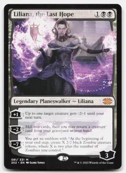 Liliana, the Last Hope 81 Mythic Double Masters 2022 Magic: The Gathering NM - Image 1
