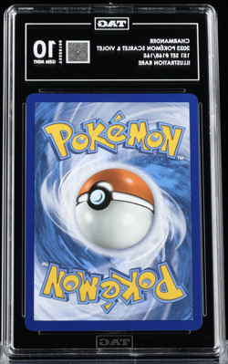 CHARMANDER 2023 Pokemon Mew 151 Illustration Rare #168/165 TAG 10 GEM MINT - Image 2