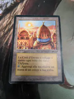 MTG ITALIAN City of Brass Renaissance Played Magic the Gathering! - Image 1