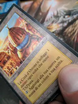MTG ITALIAN City of Brass Renaissance Played Magic the Gathering! - Image 4