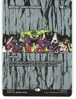 Heroic Intervention () (Borderless) M Marvel Universe Eternal-Legal 78 NM - Image 1