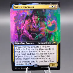 Satoru Umezawa (Extended Art) Normal 493 NEO Kamigawa: Neon Dynasty NM MTG - Image 1