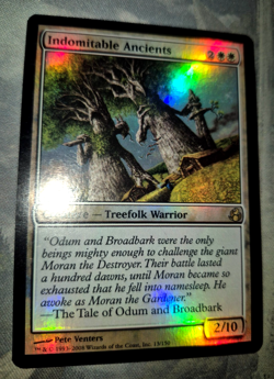 Indomitable Ancients MTG Morningtide FOIL x1 NM/LP *LOOK* - Image 1