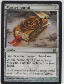 Mtg Venser's Journal Scars of Mirrodin Regular - Image 1