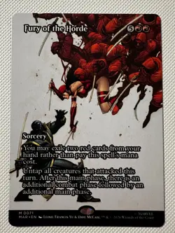 Fury of the Horde (Borderless) M Marvel Universe Eternal-Legal 71 NM - Image 1