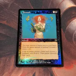 Unmask x1 Mtg Mercadian Masques Nm-/Lp+ Foil - Image 1