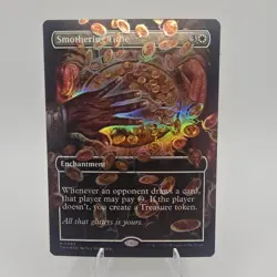 Smothering Tithe (Borderless) 693 Foil Commander Masters Magic: The Gathering NM - Image 1