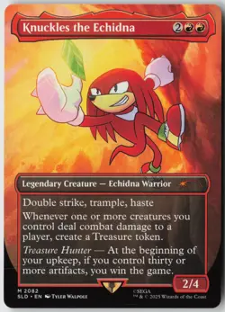 Knuckles the Echidna (2082) - Normal - Secret Lair Drop Series (SLD) - NM - Image 1