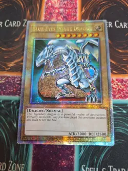 Yugioh Blue-Eyes White Dragon LC01-EN004 Quarter Century Secret Rare Limited NM - Image 1