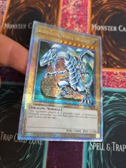 Yugioh Blue-Eyes White Dragon LC01-EN004 Quarter Century Secret Rare Limited NM - Image 2