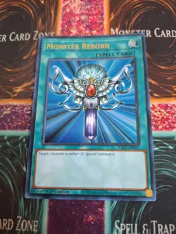 Yugioh Monster Reborn RA03-EN052 Ultra Rare 1st Edition Near Mint - Image 1