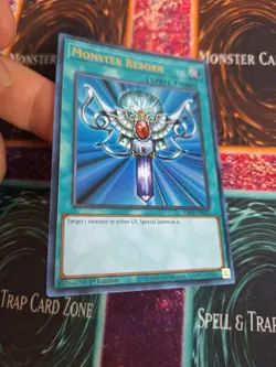 Yugioh Monster Reborn RA03-EN052 Ultra Rare 1st Edition Near Mint - Image 2