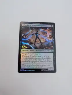 MTG - Whiplash, Vengeful Engineer (Foil) - Marvel Super Heroes NM/M Condition - Image 1