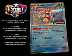 Froslass SVP 117 STAFF Pre Release Promo Twilight Masquerade Pokemon Card NM - Image 1